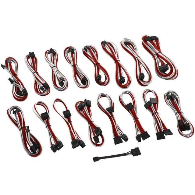 CableMod C-Series ModMesh kabelkit wit-rood Corsair