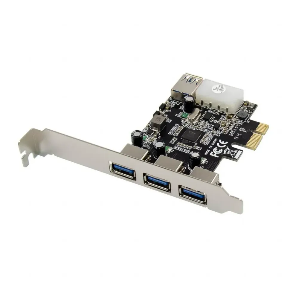 Microconnect VL805 PCIe USB 3.0 uitbreidingskaart 3+1 poorts