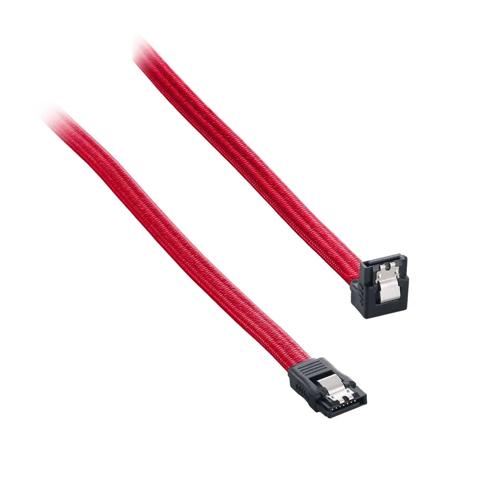 CableMod ModFlex SATA 3 Kabel Haaks Rood 60cm