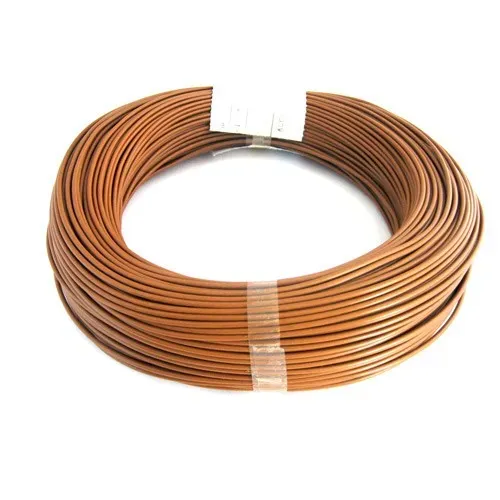 T.E.G. PVC montagesnoer 0,7mm² bruin