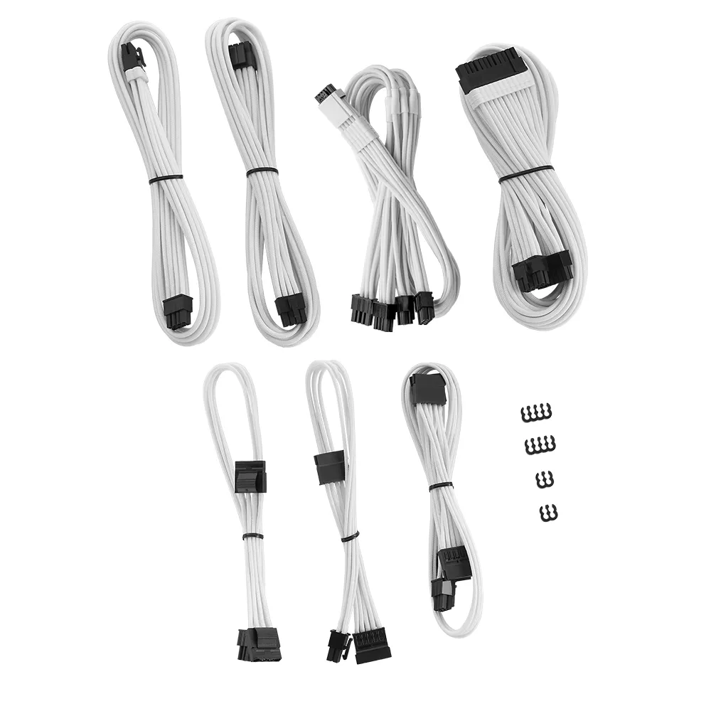 CableMod C-Series Pro ModFlex 12VHPWR kabelset wit Corsair