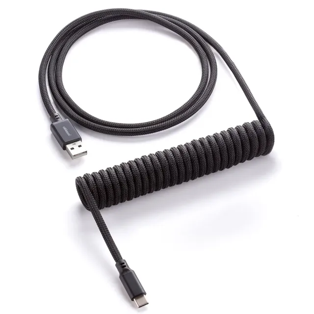 CableMod Classic Coiled keyboardkabel zwart 150cm USB-C