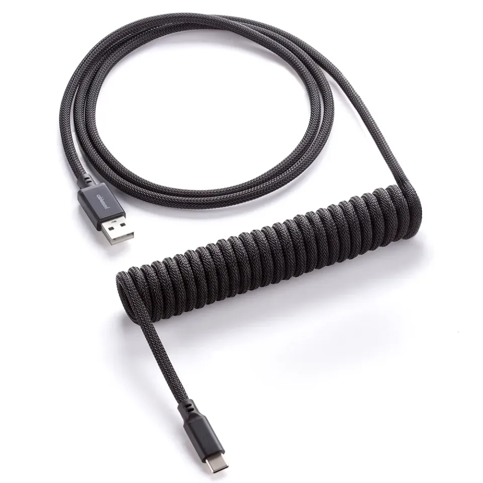 CableMod Classic Coiled keyboardkabel zwart 150cm USB-C