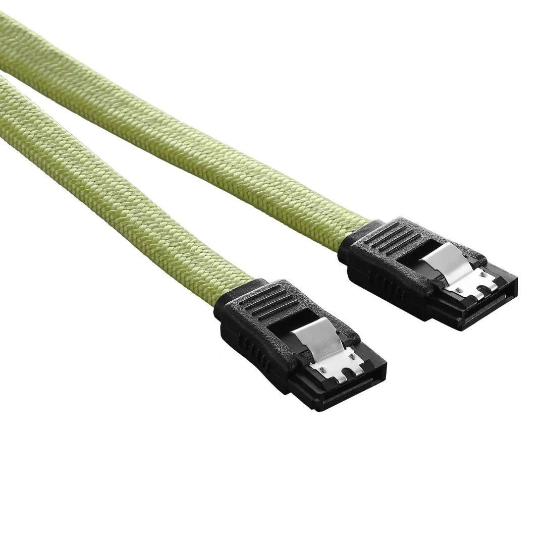 CableMod ModFlex SATA 3 Kabel 30cm SATA-kabel lichtgroen