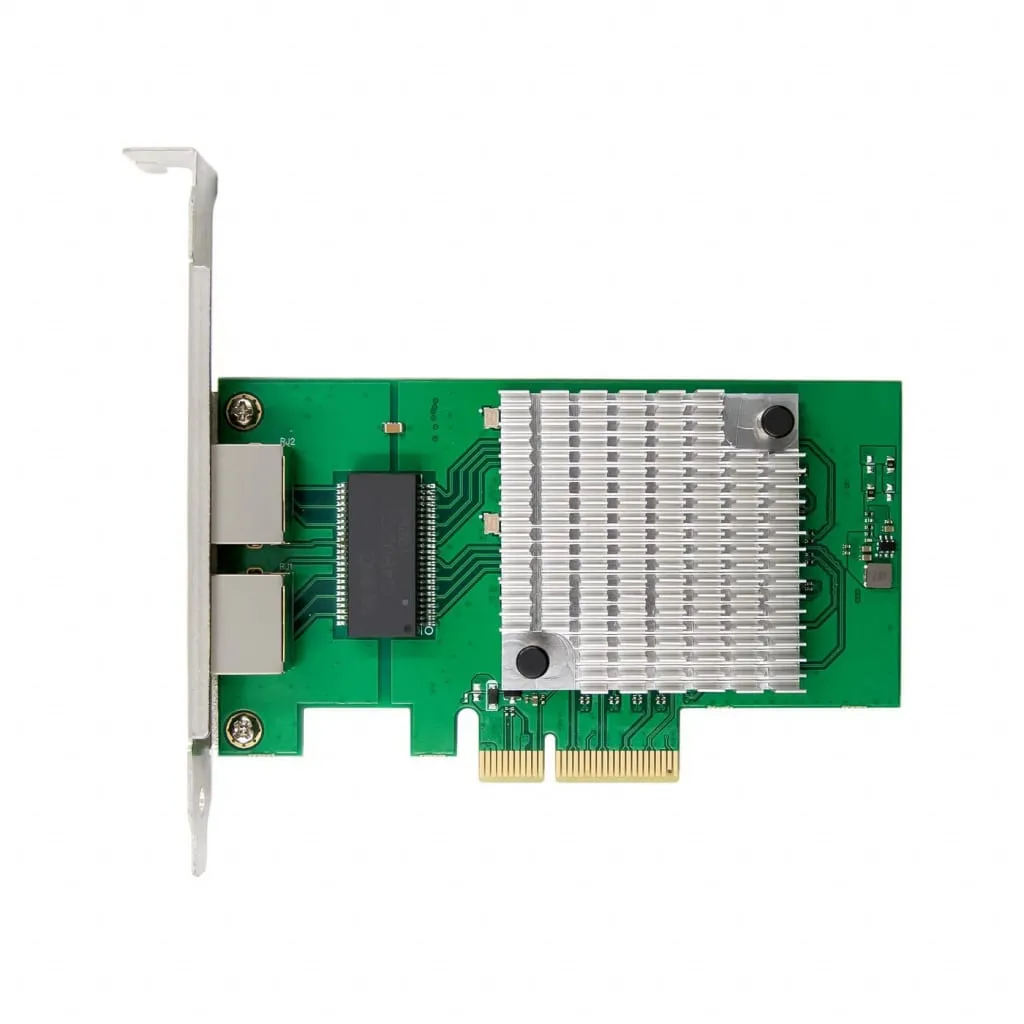 Microconnect I225-T2 netwerkkaart 2x 2.5G RJ45 PCIe