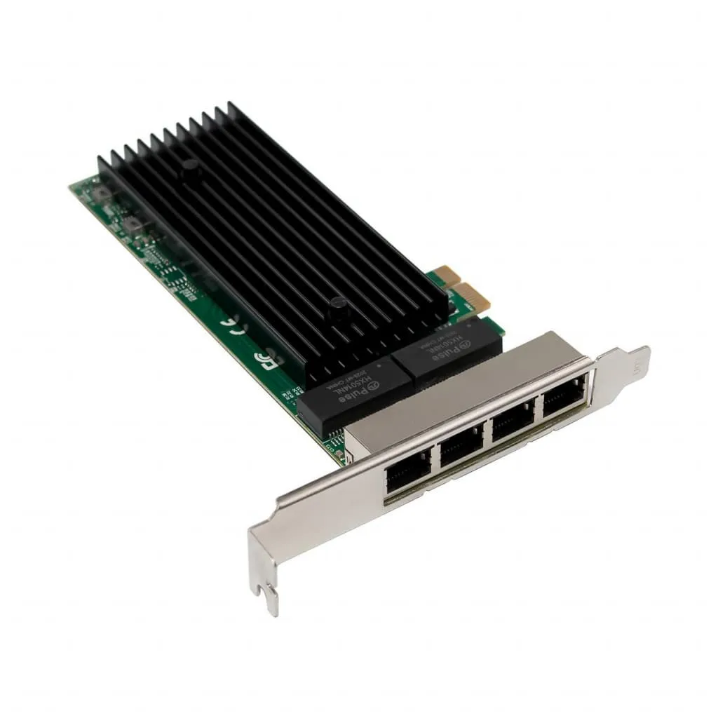 Microconnect 82575 Quad netwerkkaart 1GbE 4x RJ45 PCIe x1