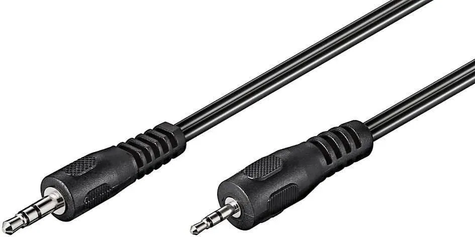 Microconnect Minijack Audiokabel 3.5mm-2.5mm 2m stereo