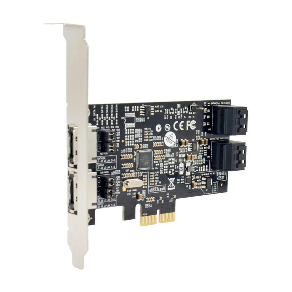 Microconnect 88SE9230 PCIe SATA raid controller kaart 6Gbps