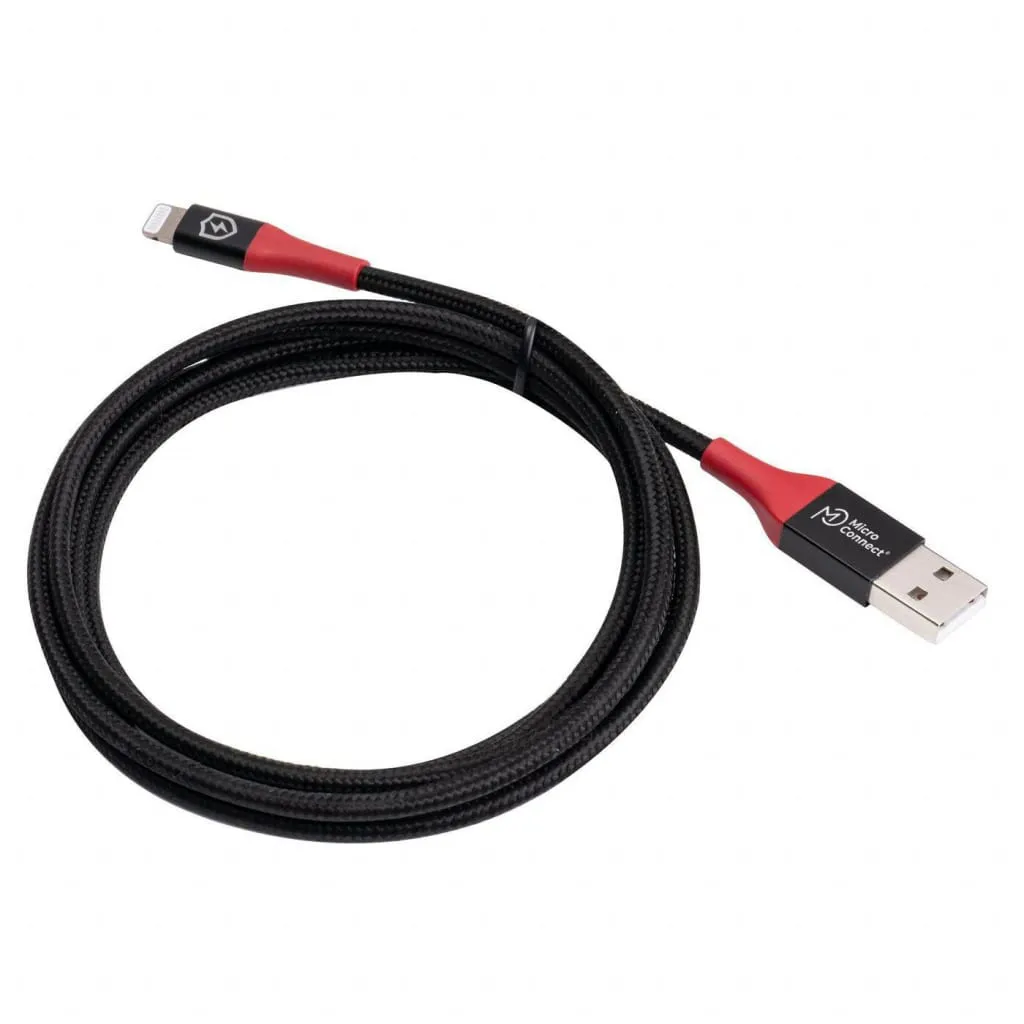 Microconnect Safe Charge USB-A Lightning oplaadkabel 1,5m