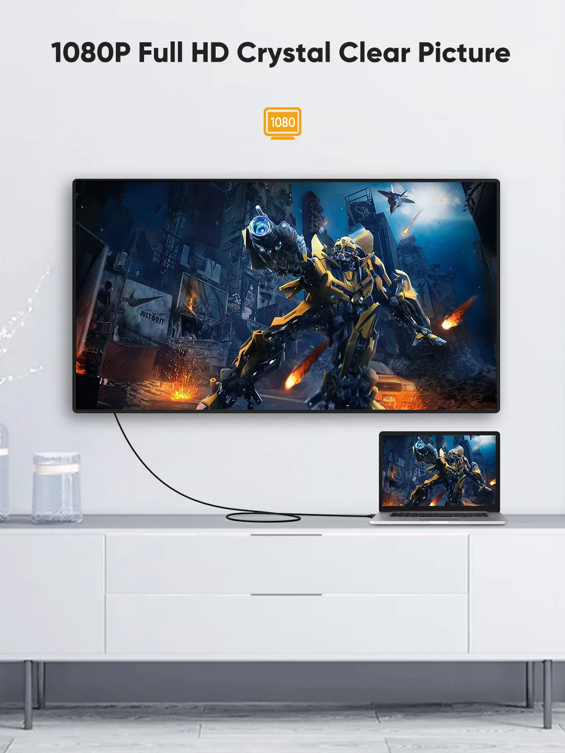 CableCreation HDMI naar DVI kabel 1,5 m 1080p