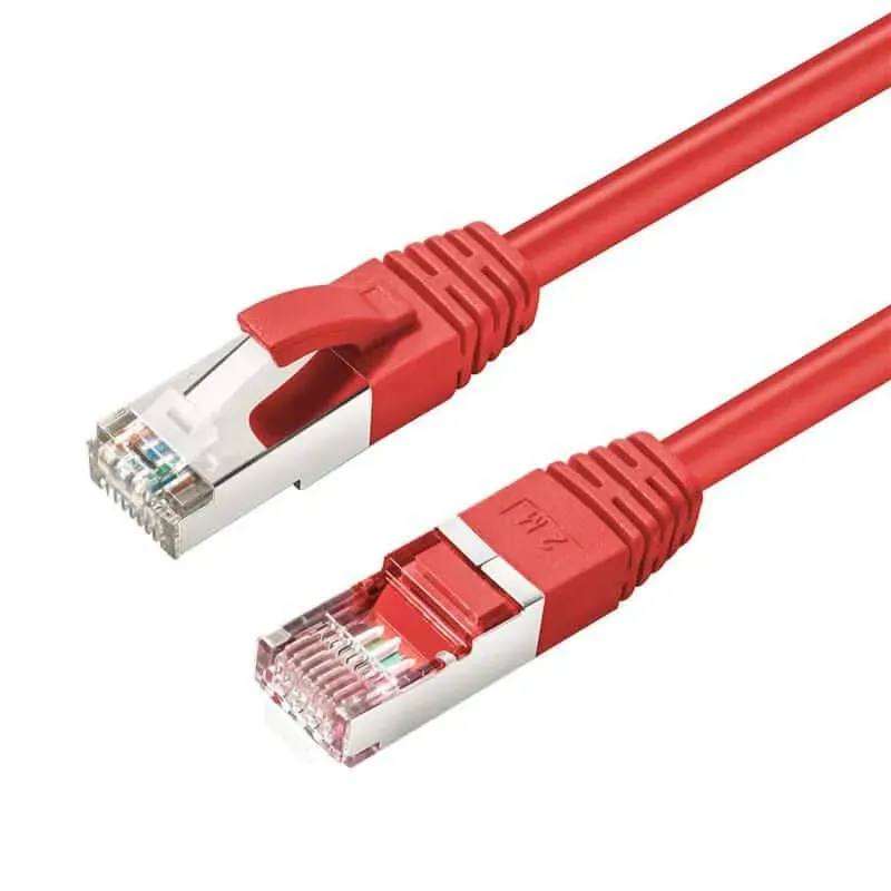 Microconnect CAT6 S/FTP netwerkkabel 20m rood afgeschermd