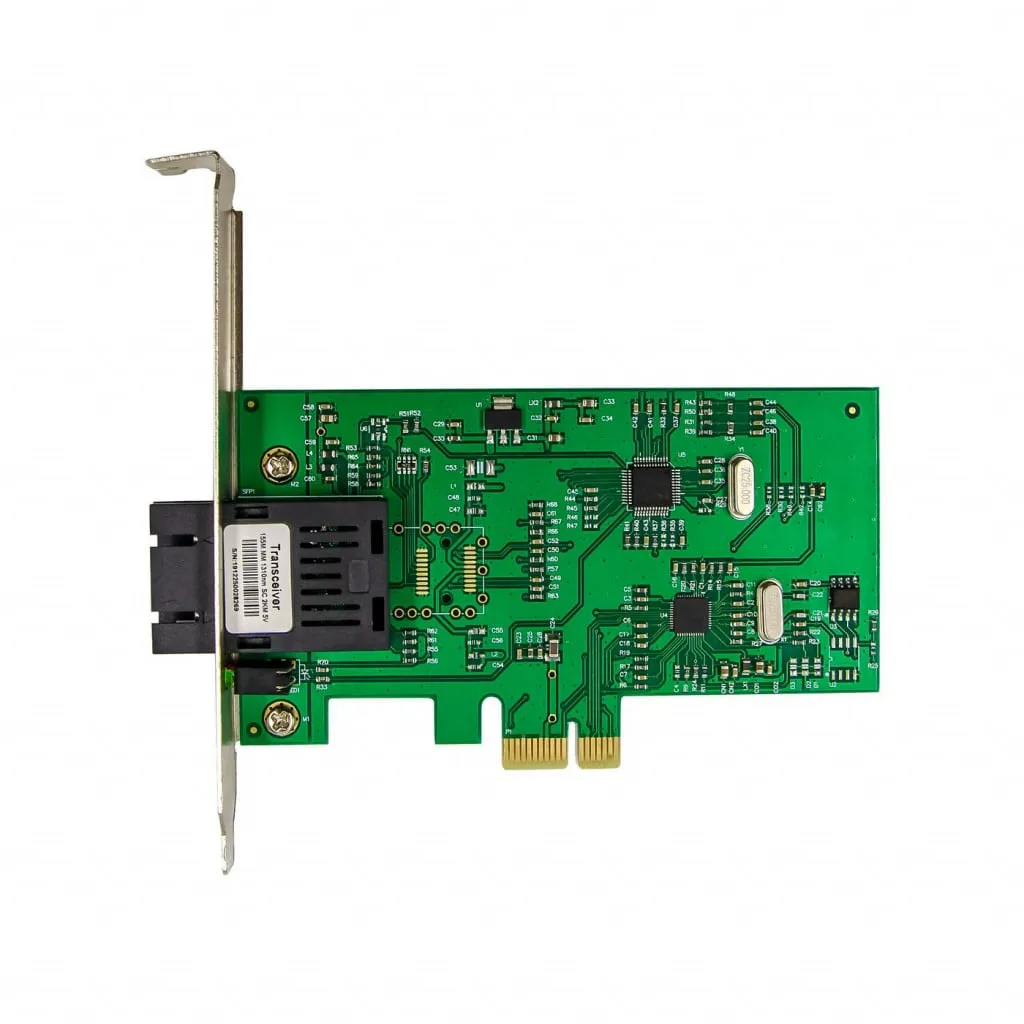 MicroConnect PCIe netwerkkaart 100M SC fiber RTL8105E