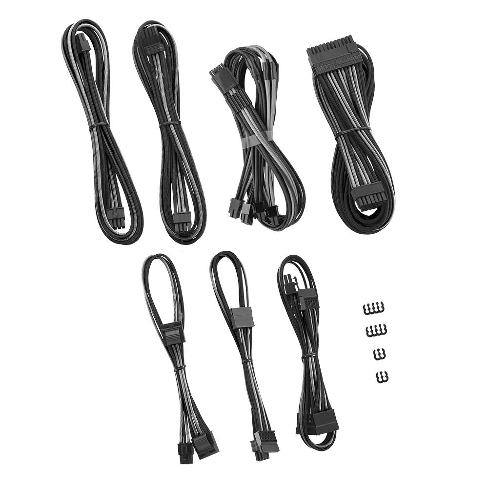 CableMod RT Pro ModFlex 12VHPWR kabelkit zwart-zilver
