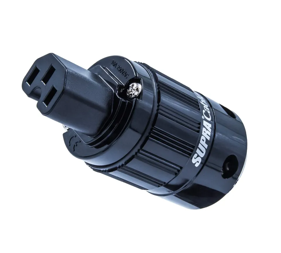 Supra RH-IEC Rhodium IEC-connector C15 10A rhodium