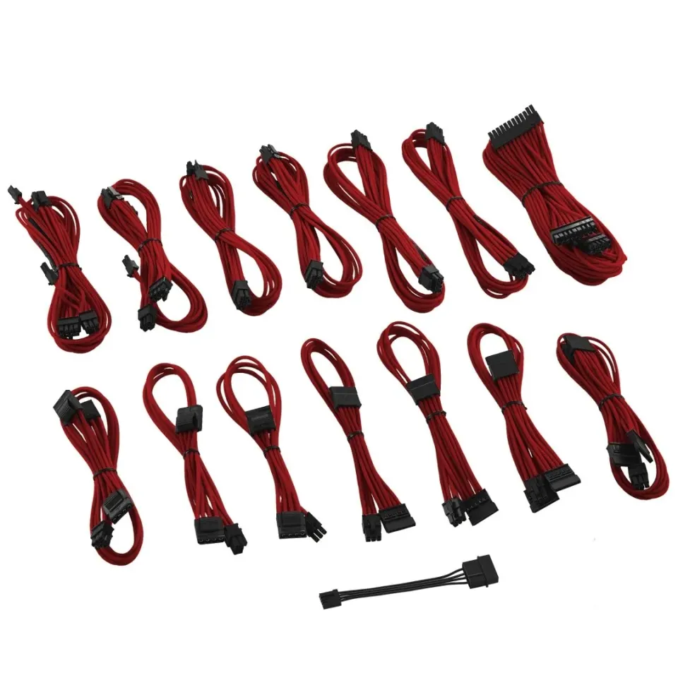 CableMod C-Series ModMesh kabelkit Corsair rood