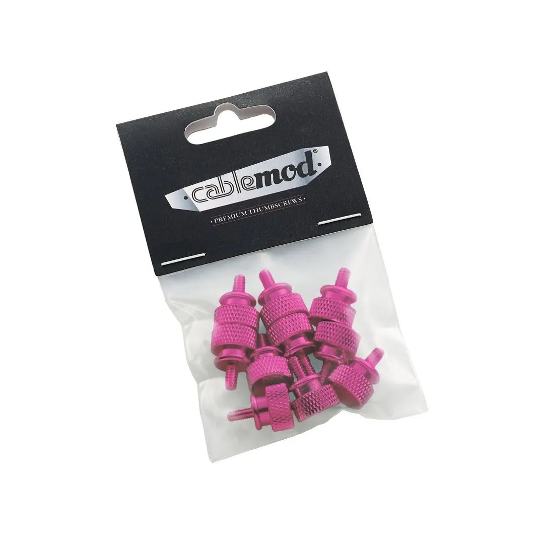 CableMod duimschroeven UNC 6-32 5mm roze