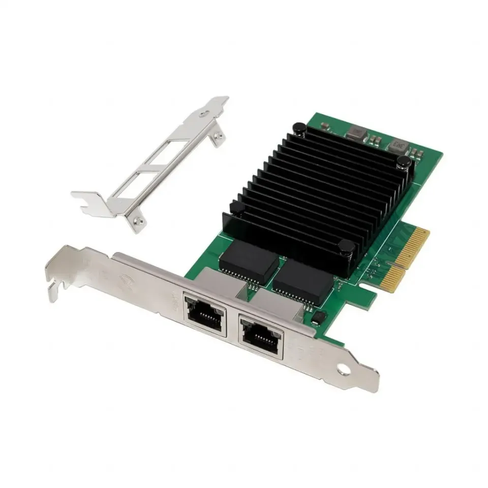 Microconnect I210-T2 PCIe x4 netwerkkaart dual 1GbE