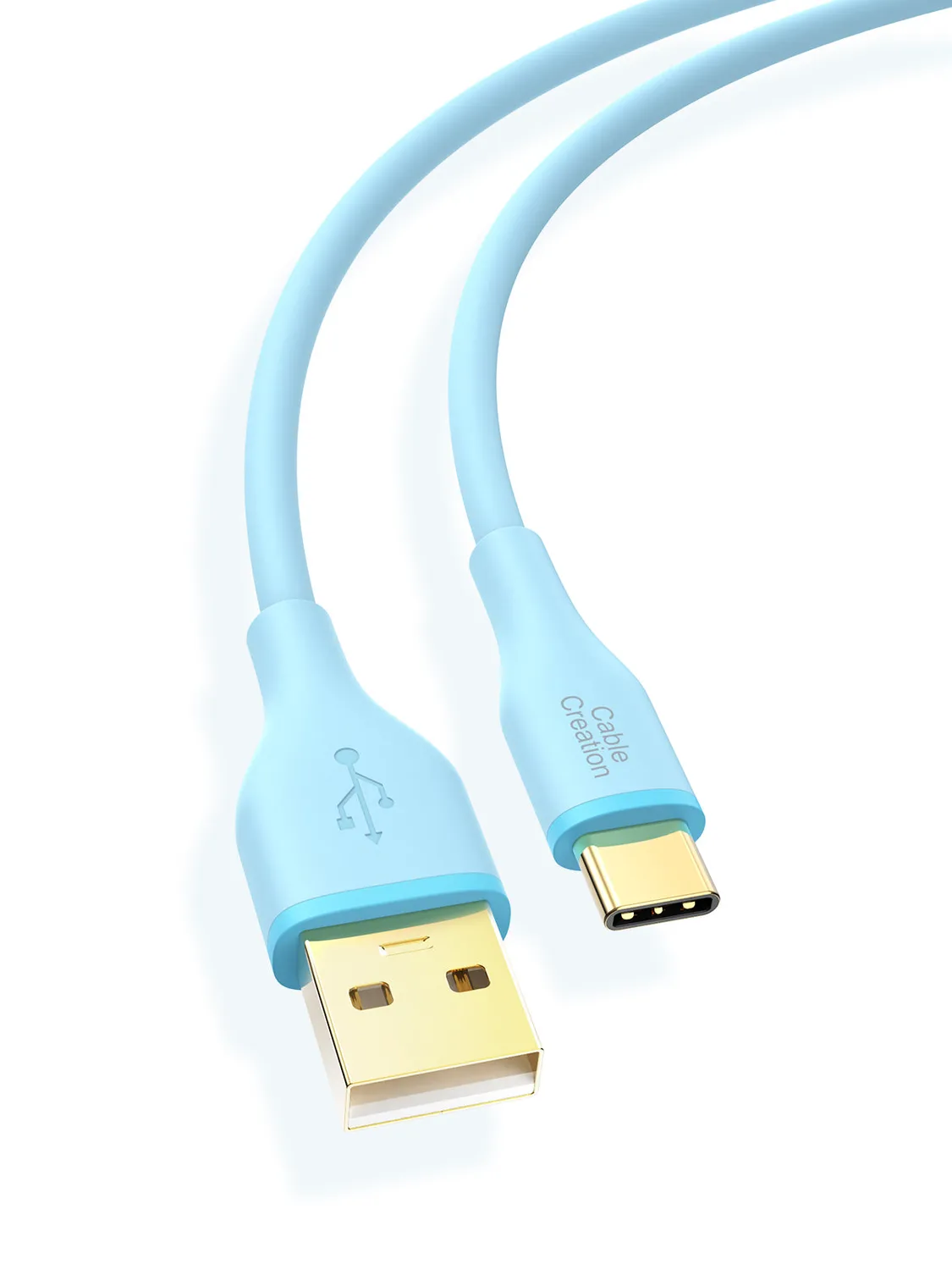 CableCreation Silicone USB-A USB-C oplaadkabel 6FT 60W