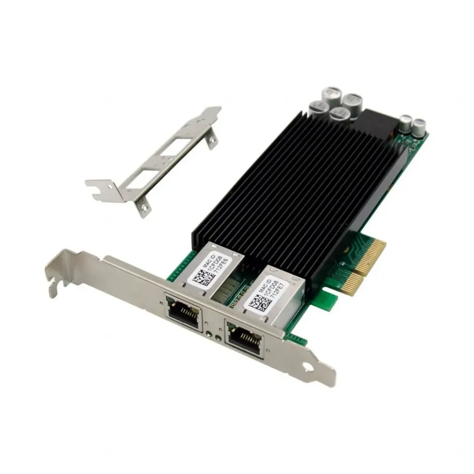 Microconnect 82576EB netwerkkaart dual 1GbE PoE PCIe x4