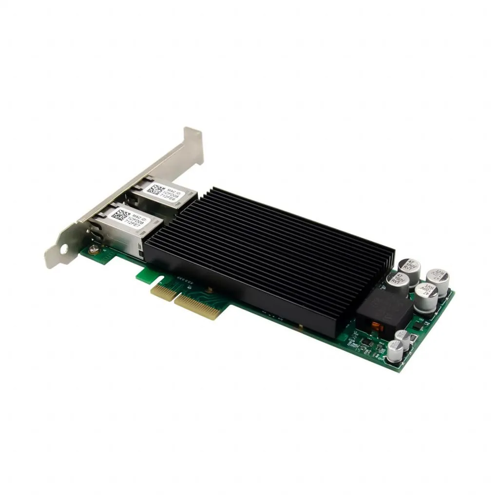 Microconnect 82576EB netwerkkaart dual 1GbE PoE PCIe x4