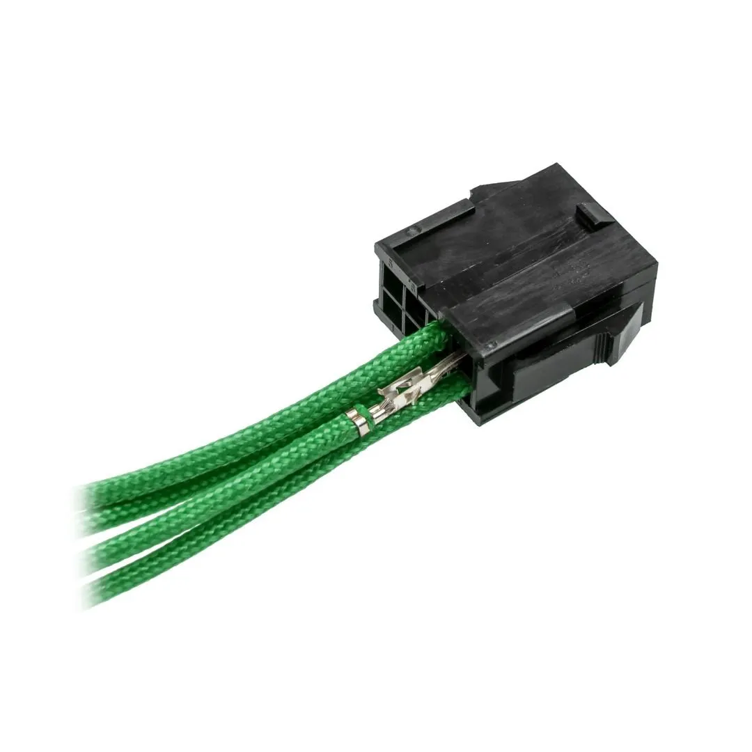 CableMod ModFlex sleeved wires 40cm groen 4-pack