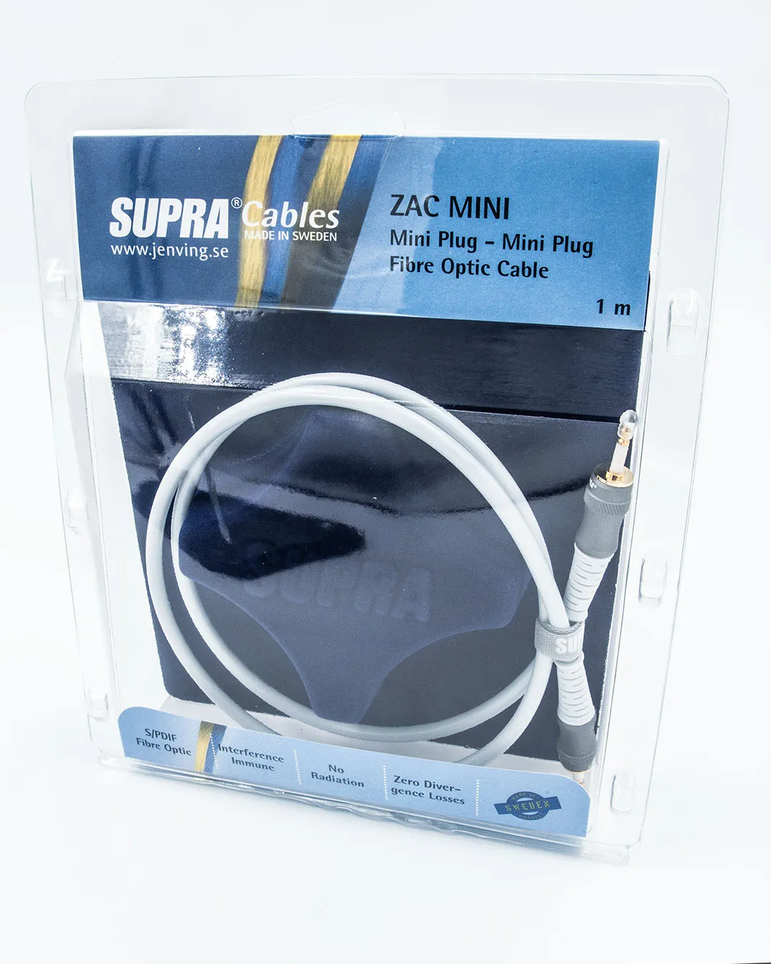 Supra ZAC Mintos optische kabel Mini-Toslink 3,5mm 2x