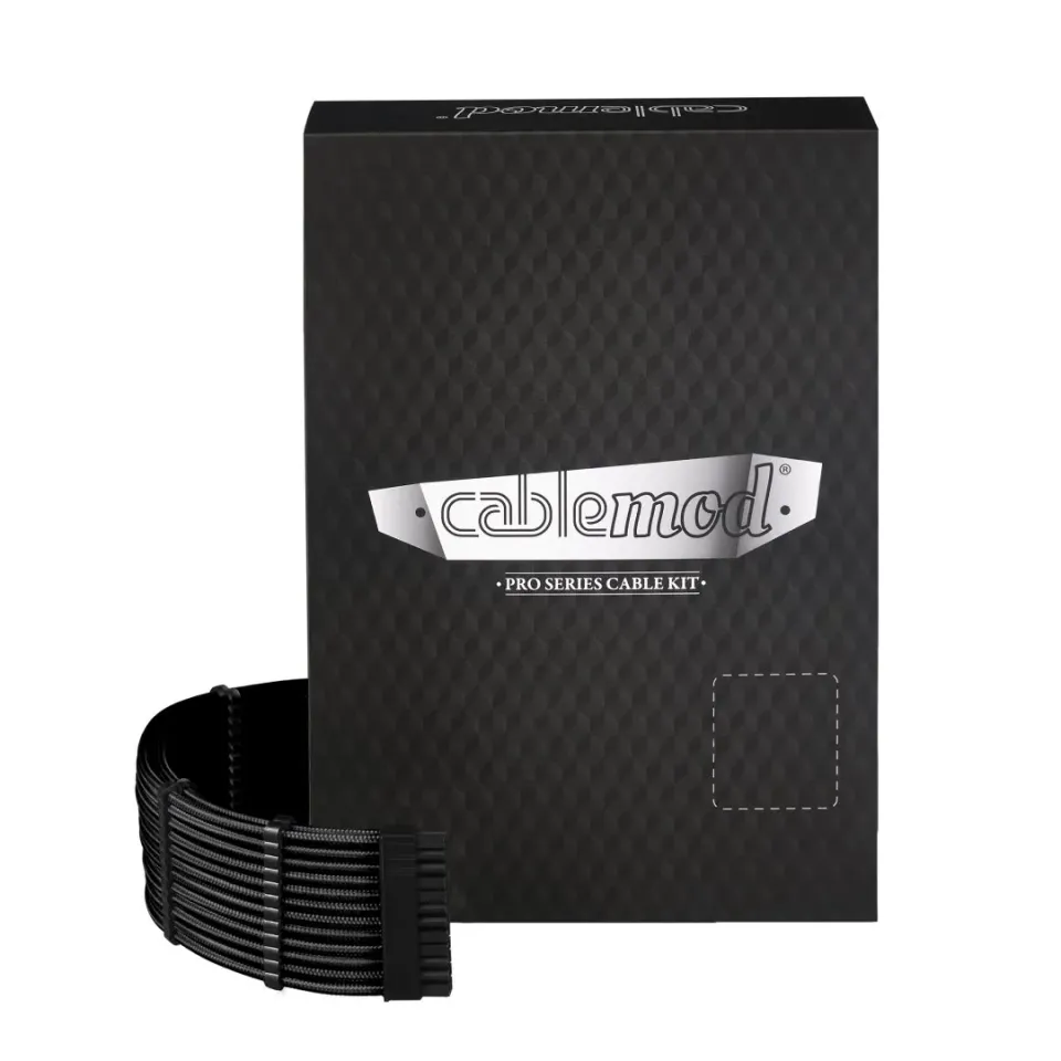 CableMod RT-Series PRO ModMesh kabelset zwart voor ASUS Seasonic