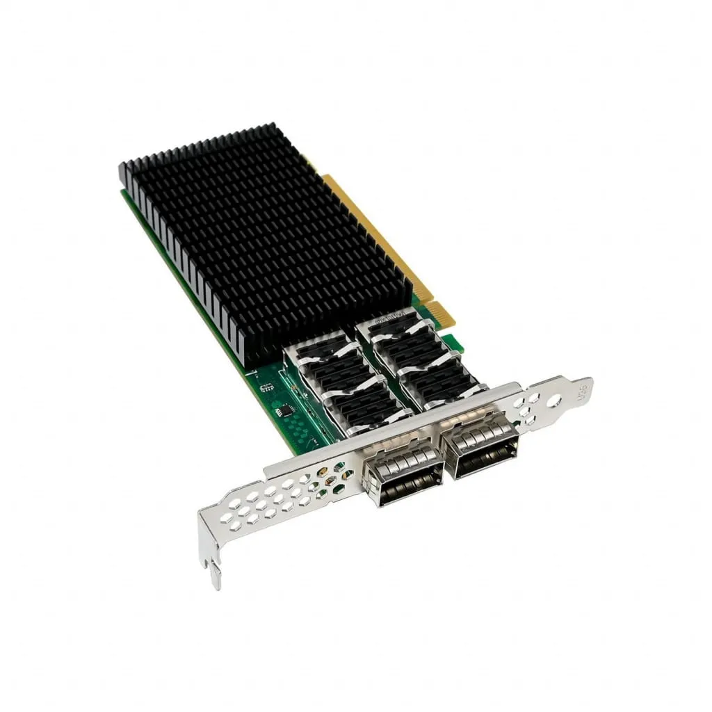 Microconnect ConnectX-5 Dual-100GbE QSFP28 netwerkkaart 2x 100GbE