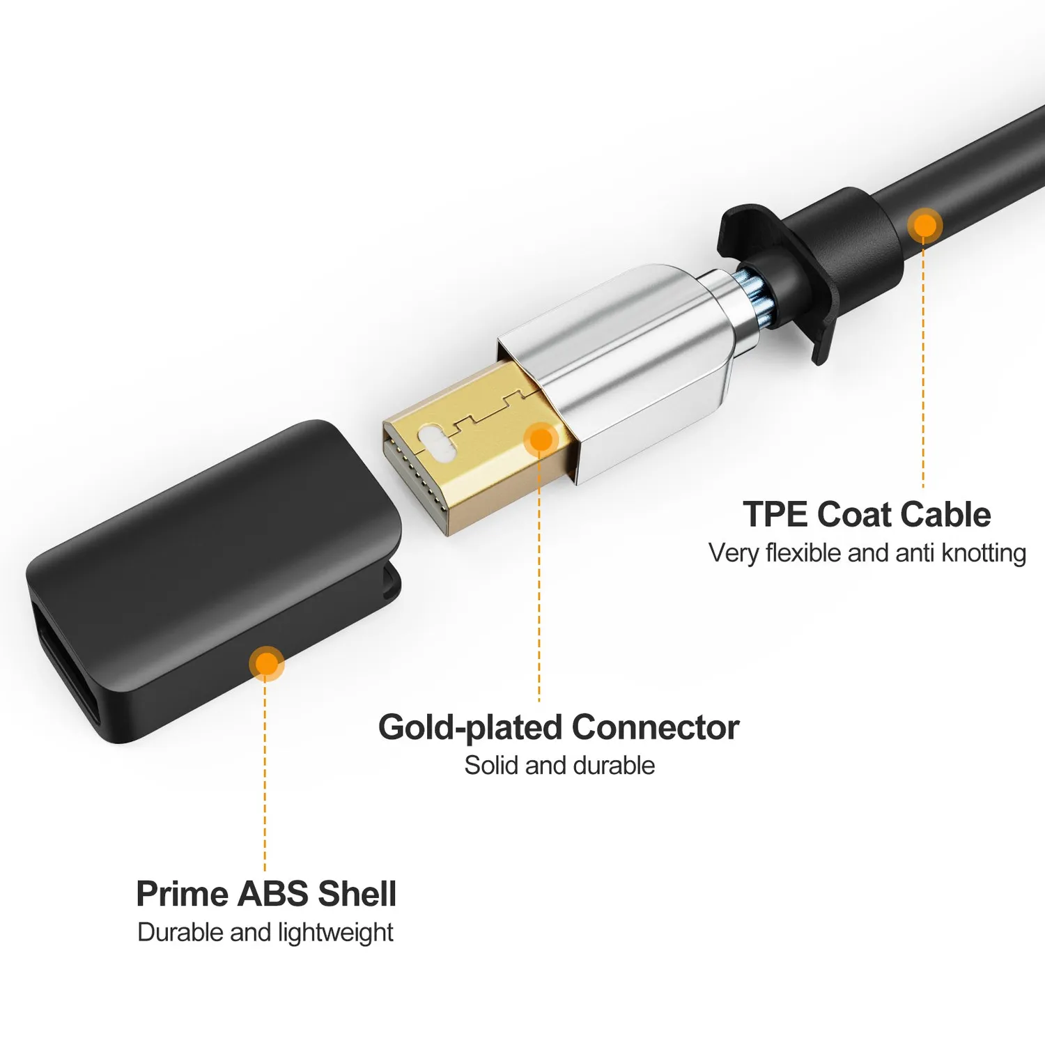 CableCreation Mini DisplayPort naar HDMI kabel 4K 60Hz