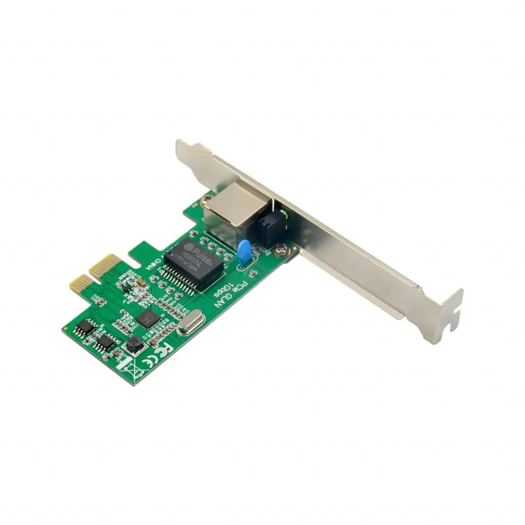 Microconnect RTL8168E netwerkkaart PCIe x1 single RJ45 1GbE