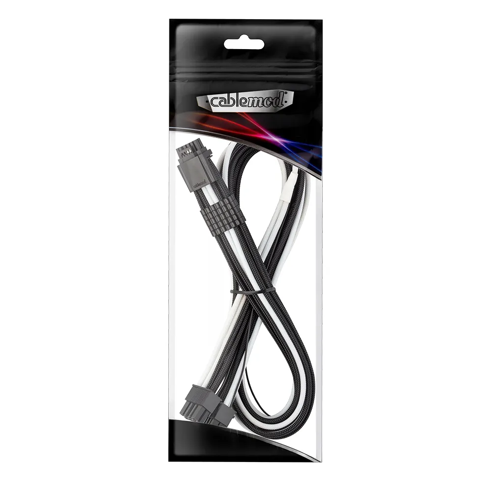 CableMod C-Series Pro 12VHPWR kabel 60cm zwart-wit