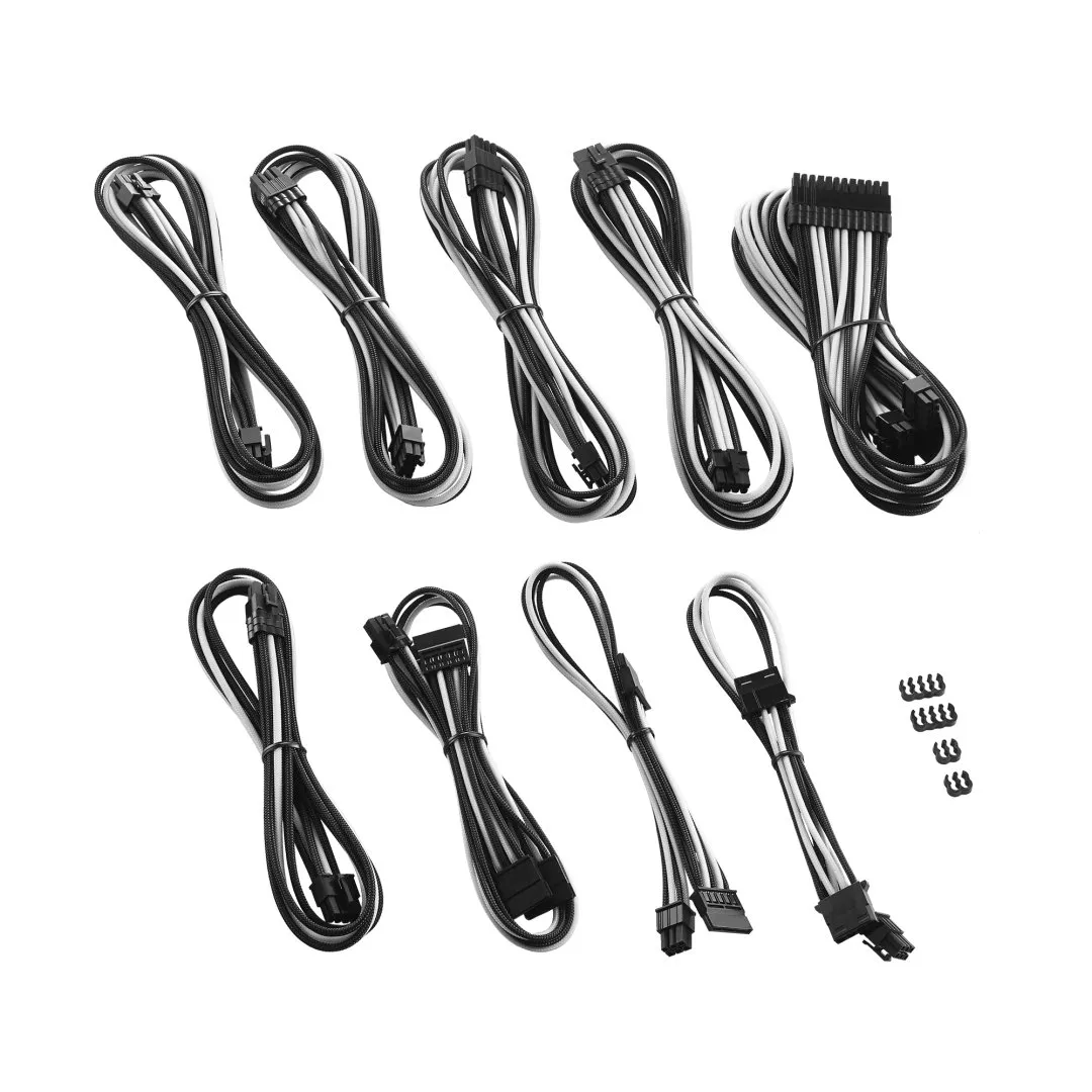 CableMod PRO ModMesh RT-Series kabelset zwart-wit ASUS