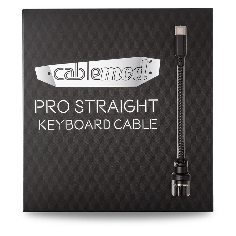 CableMod Pro Toetsenbordkabel Straight 150cm carbon grey