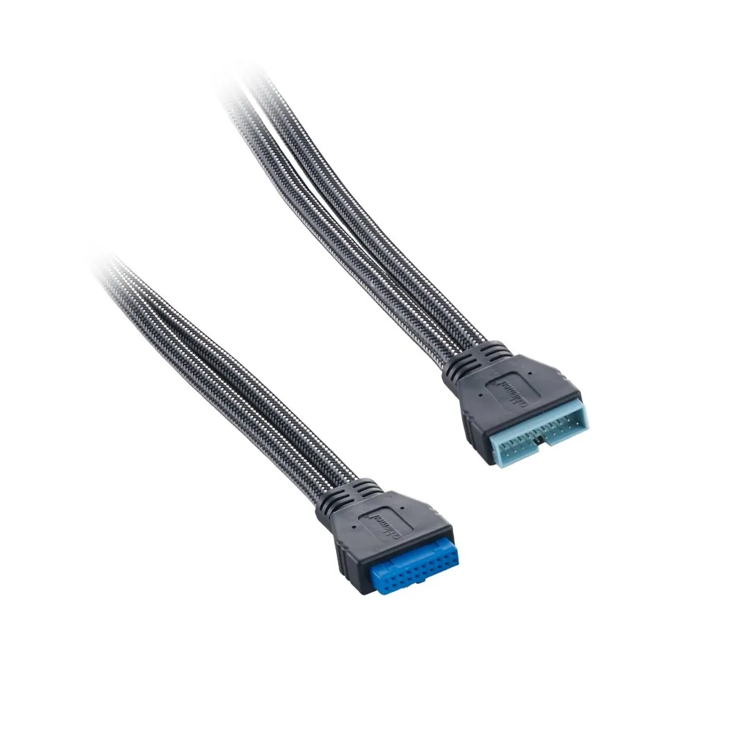 CableMod ModMesh USB 3.0 verlengkabel 50cm carbon