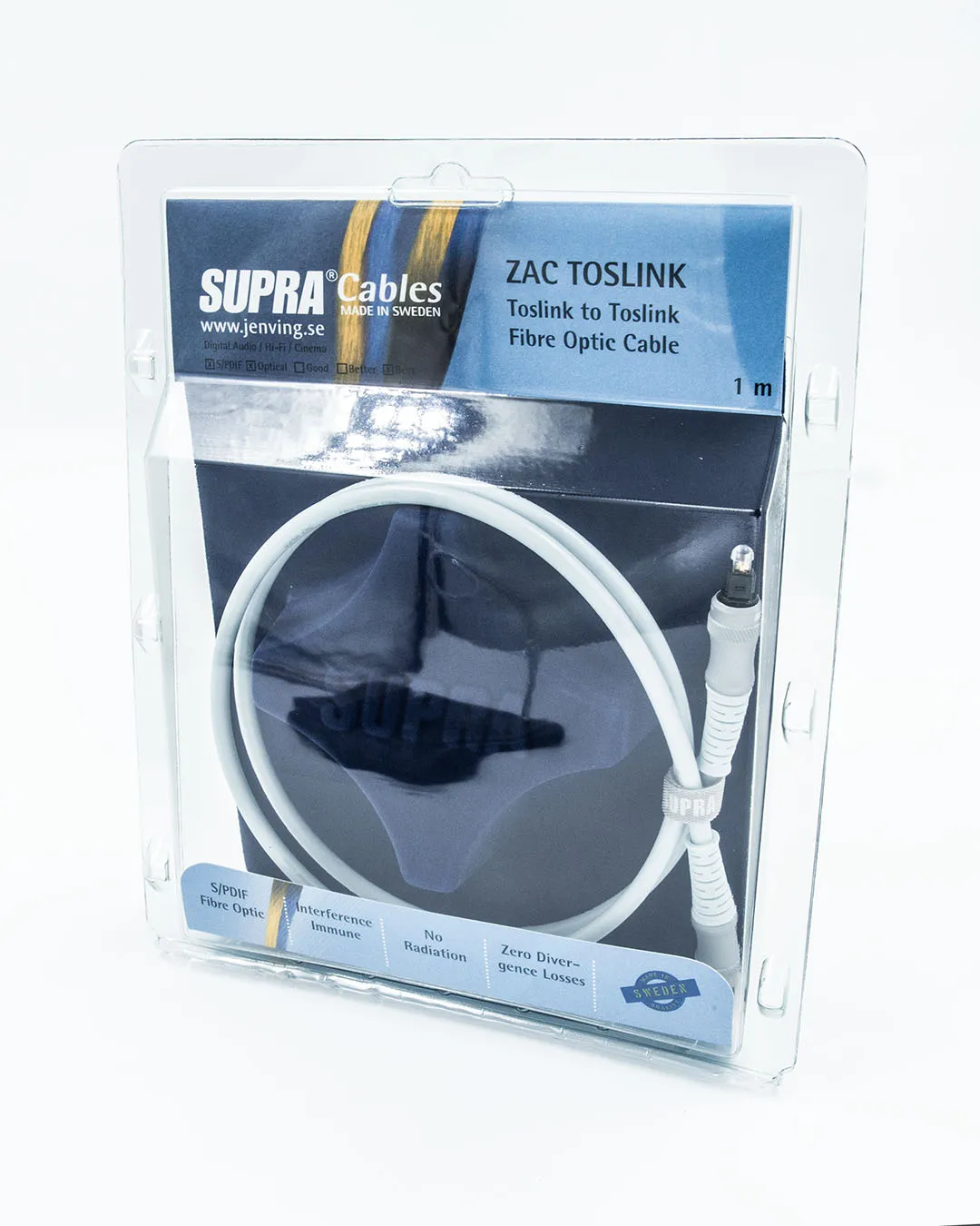 Supra ZAC Mintos Toslink optische kabel digitaal audio