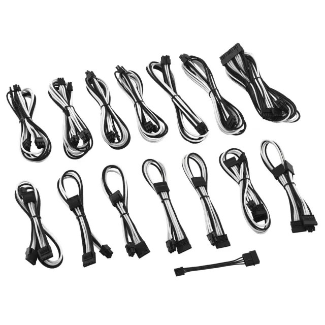 CableMod C-Series ModMesh kabelset Corsair RM zwart-wit