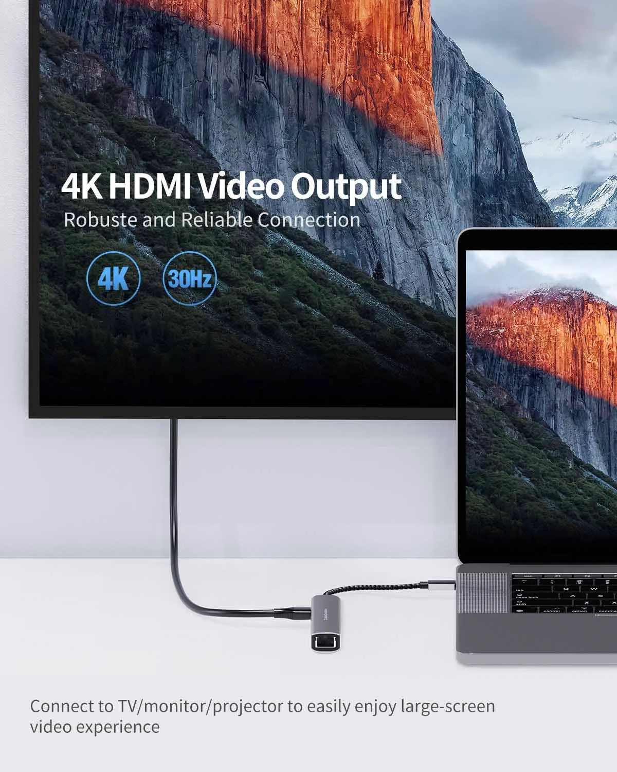CableCreation USB-C hub 5-in-1 4K ethernet