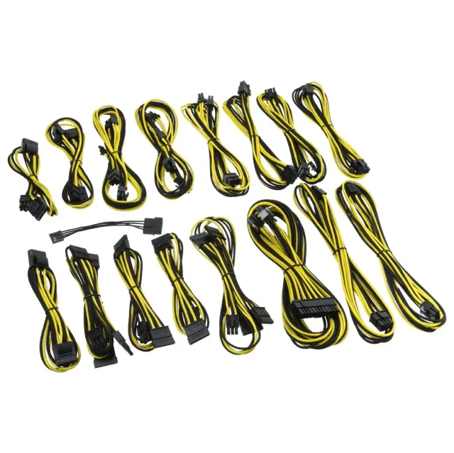 CableMod C-Series Kabelset Corsair RM AXi HXi Zwart-Geel