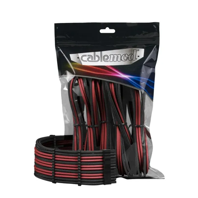 CableMod PRO ModMesh verlengkabelset zwart-bloedrood