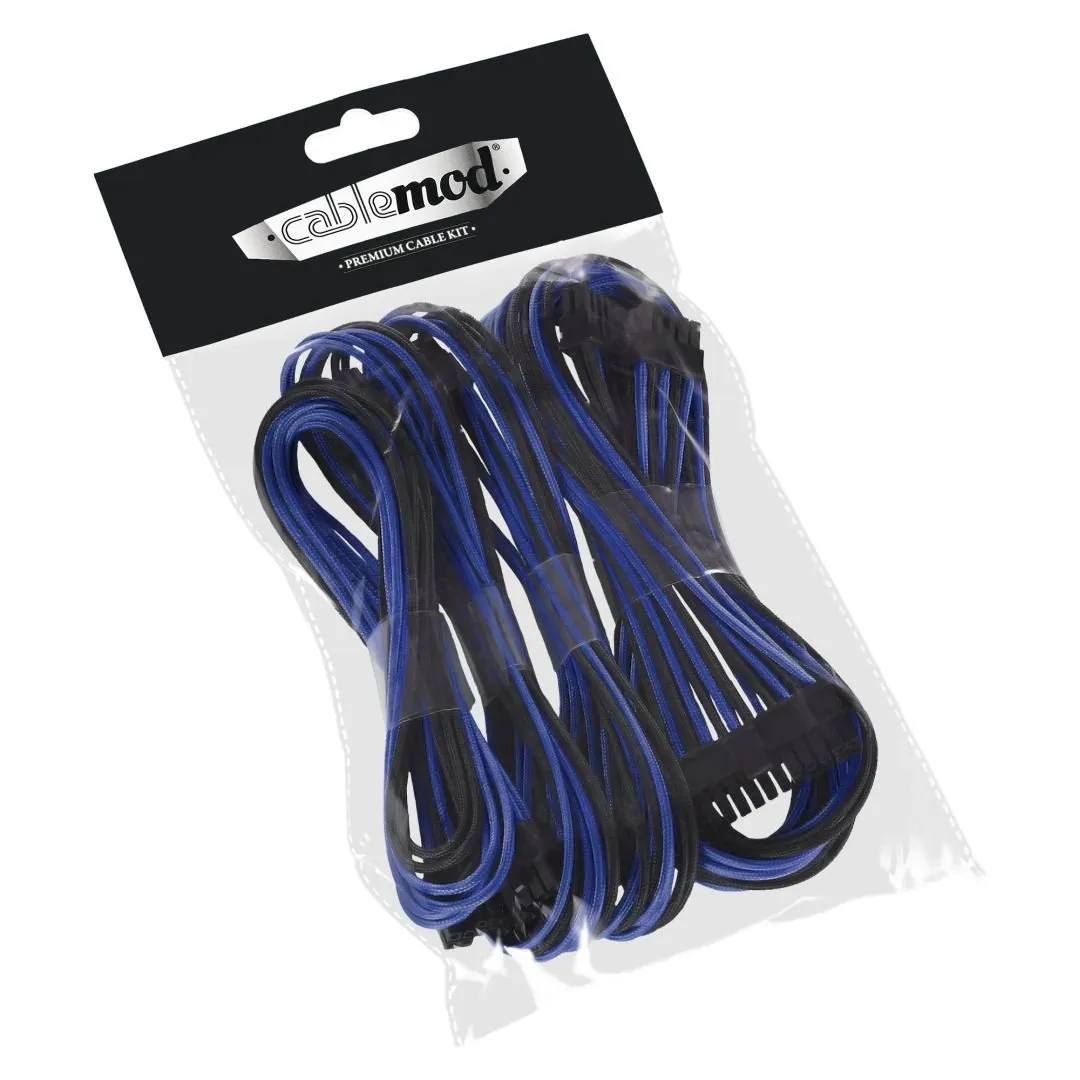 CableMod C-Series ModFlex Basic kabelset Corsair zwart blauw