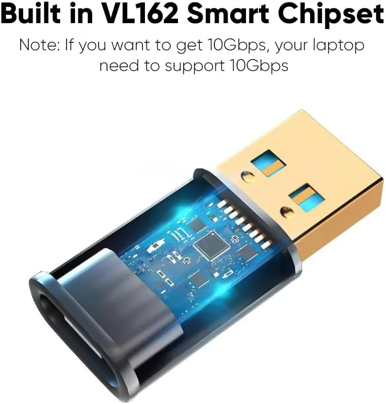 CableCreation USB-C naar USB-A adapter 3-pack data