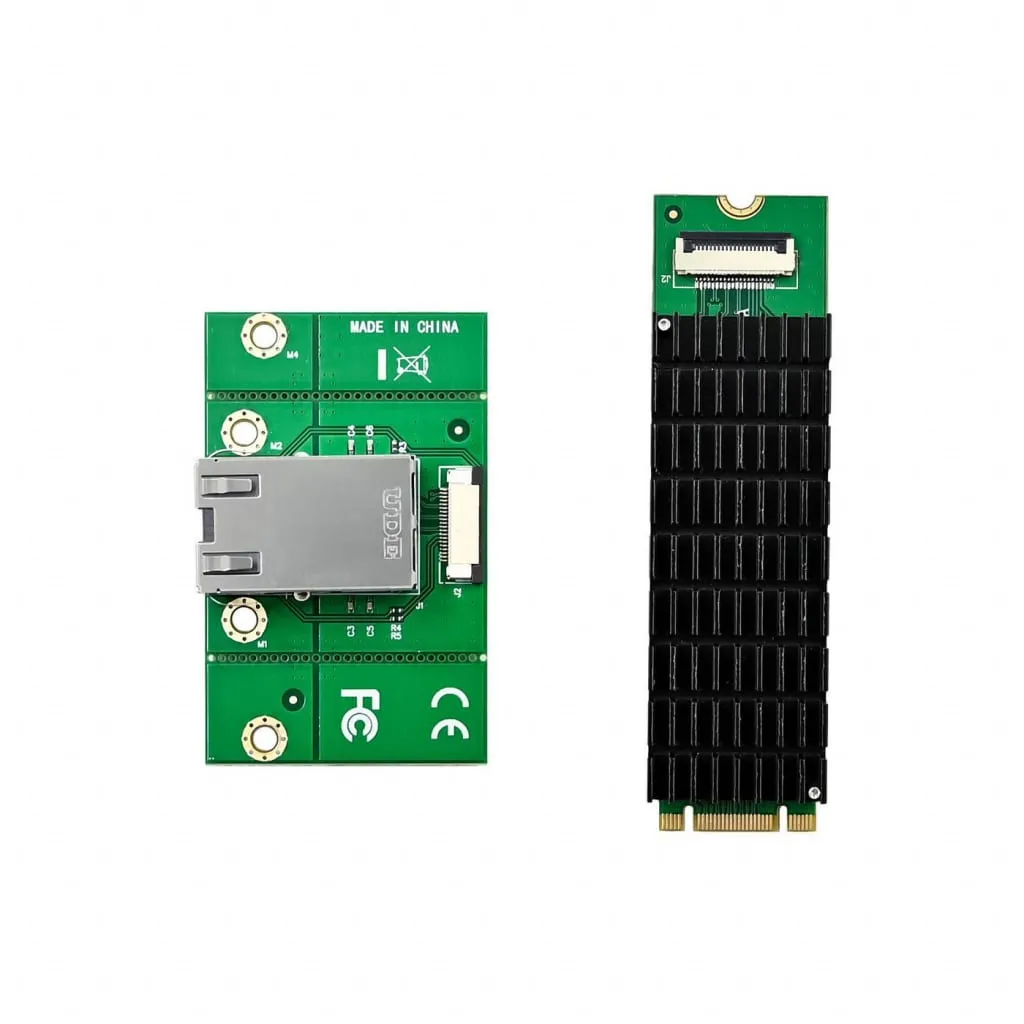 Microconnect PCIe M.2 B+M AQC107 netwerkkaart 10G