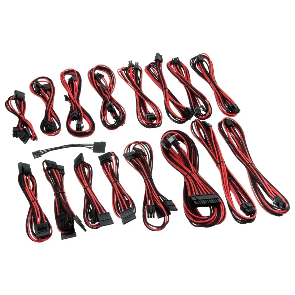 CableMod C-Series ModFlex kabelset Corsair RM zwart rood