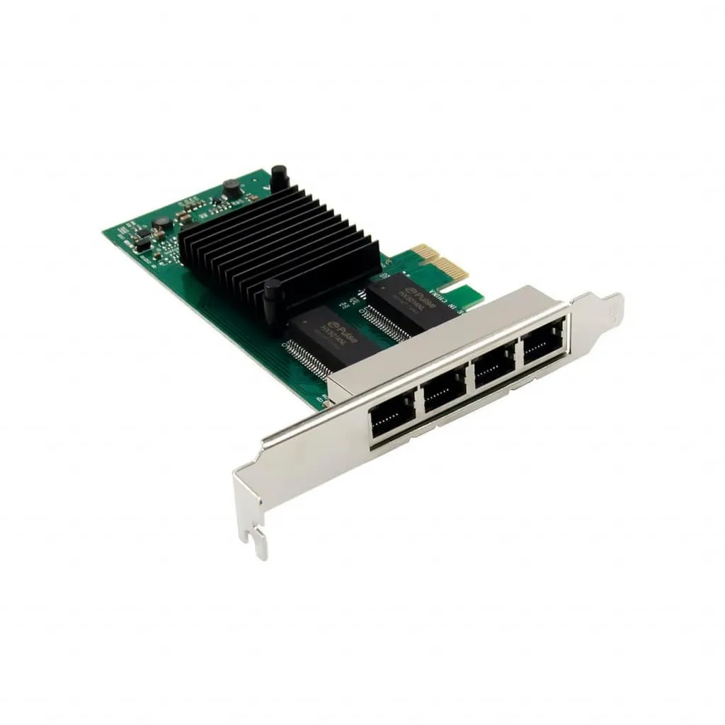 Microconnect I340 netwerkkaart PCIe x1 quad RJ45
