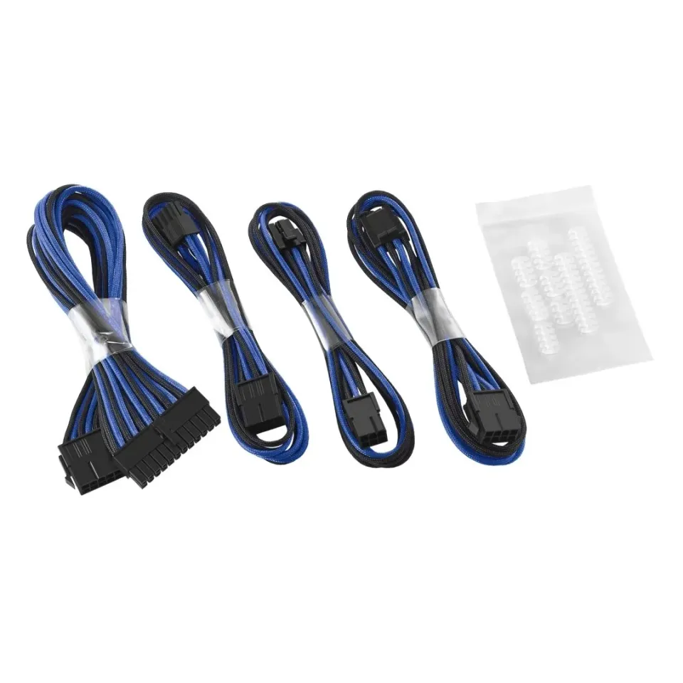 CableMod Classic ModFlex Basic extension kit 8+6-pin zwart/blauw