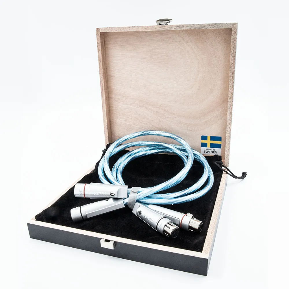 Supra Sword i XLR Rhodium Excalibur Interlink gebalanceerd