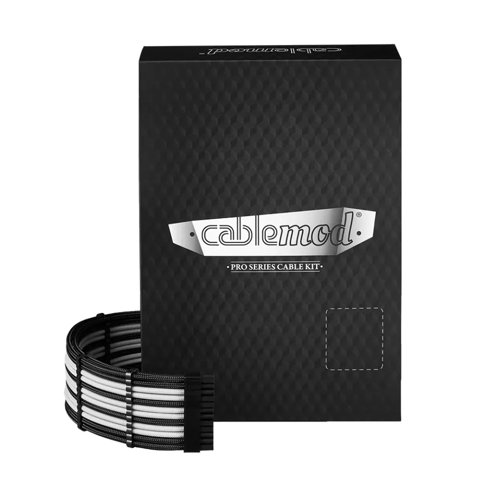 CableMod C-Series Pro 12VHPWR kabelset Corsair zwart-wit