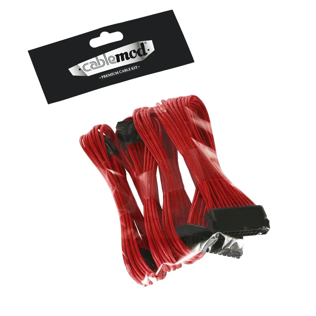 CableMod ModFlex Basic verlengkabelset rood dual 6+2-pins