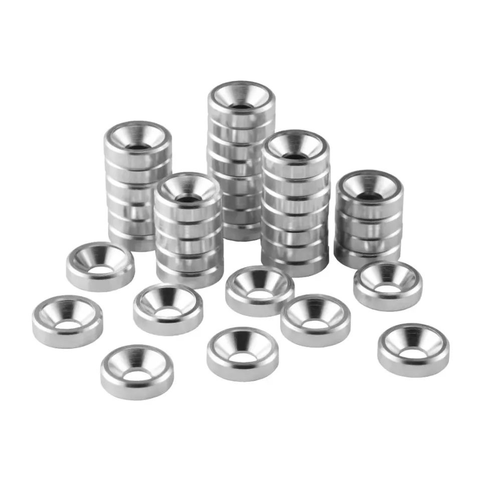 CableMod M4 aluminium ringen zilver 40 stuks
