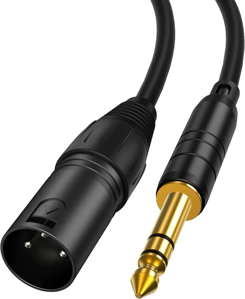 CableCreation 6.35mm TRS naar XLR Microfoonkabel 4,5m